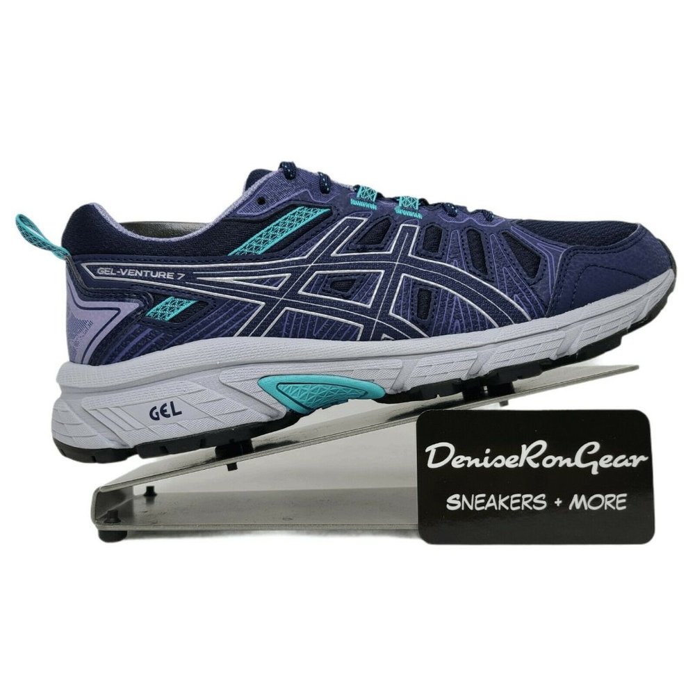 Asics Womens Gel Venture 7 Blue Running Shoes 9.5